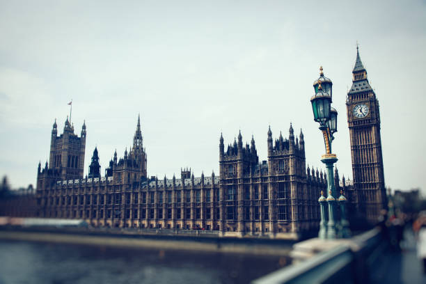 UK London Big Ben Westminster bridge