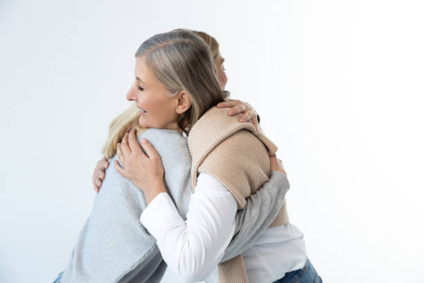 istock Mother and daughter feeling emotional and hugging each other 2053357839