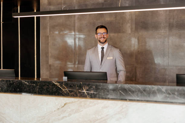 istock Portrait of Receptionist 2053456445