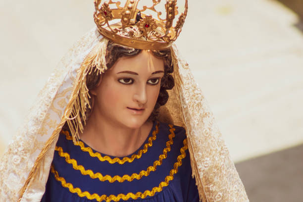 istock Resurrection Sunday, Holy Week procession, traditional Catholic celebration. 2053526276