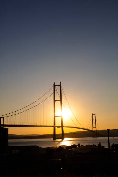 istock Panaromic 1915 Canakkale Bridge in Canakkale, Turkey. 2053609705