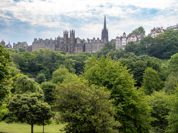 istock Views from Princes Street Gardens, Edimburgh city 2053620592