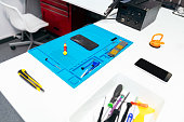 Professional Mobile Repair Station with Various Tools