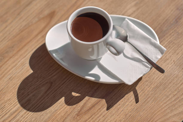 istock Morning Hot Chocolate with Artistic Shadow. 2053817245