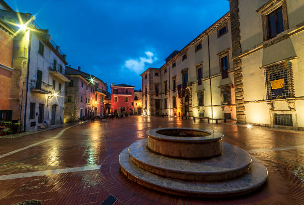 Acquasparta, Terni, Umbria, Italy: Piazza Federico Cesi in Acquasparta