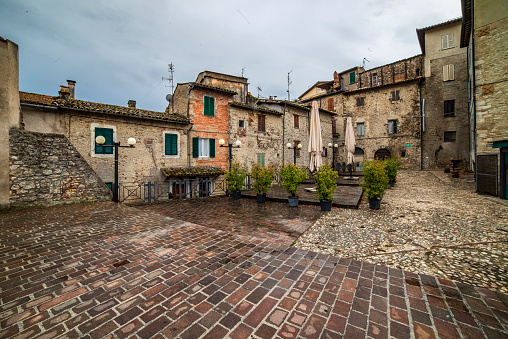 Acquasparta, Terni, Umbria, Italy: Little square inside Acquasparta