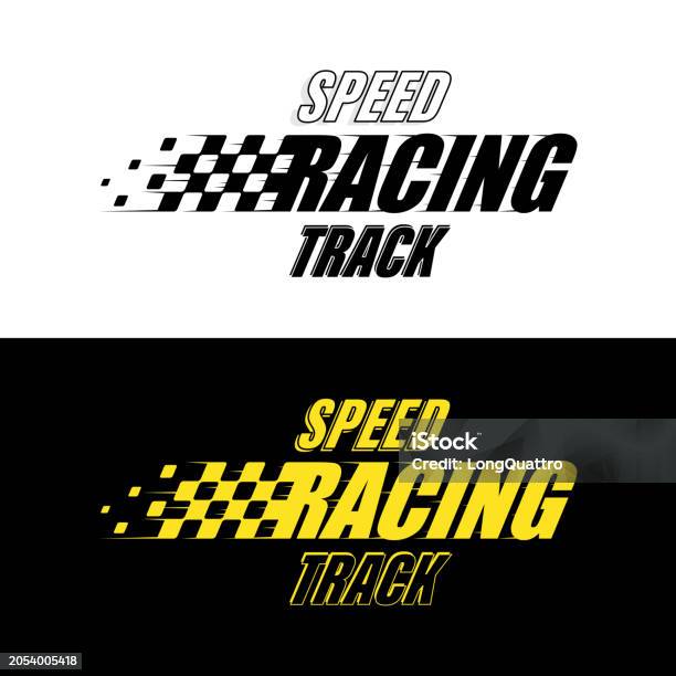 Lg Logo Speed Racing Speed Racing Text Logo Stock Illustration - Download Image Now - In A ...