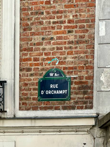 istock Paris street sign: Rue d' Orchampt. 18th arrondissement Paris, France 2054046974
