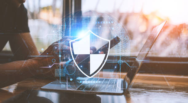 istock Businessman protect personal information, Cybersecurity and Data Protection Information privacy antivirus, User authentication system username and password, global network security technology. 2054320097