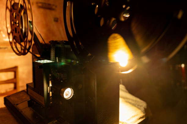 istock Old film cinema projector Reel 2054386224