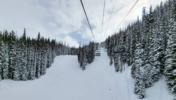 Snowy Colorado Scenery, Snow Skiing in February
