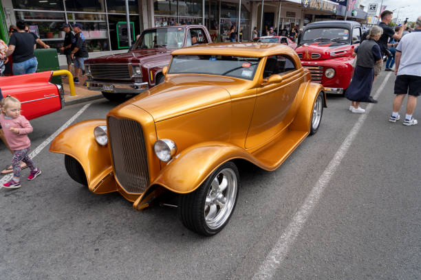 A 1932 Ford Sedan, Clipping Path on vehicle. 