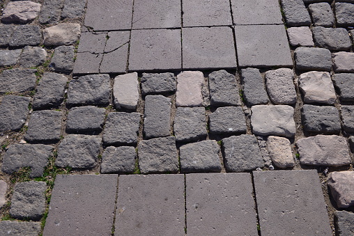 stones in the walkway