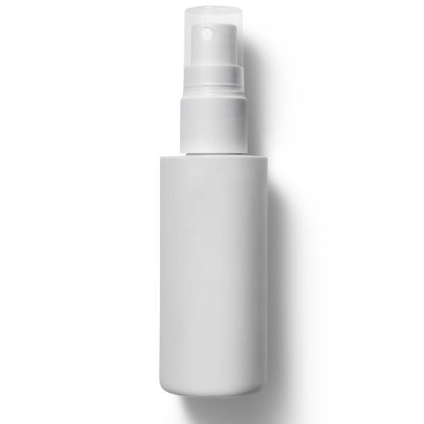 istock Close up view isolated of various spray bottle for cosmetics concept. 2054764403