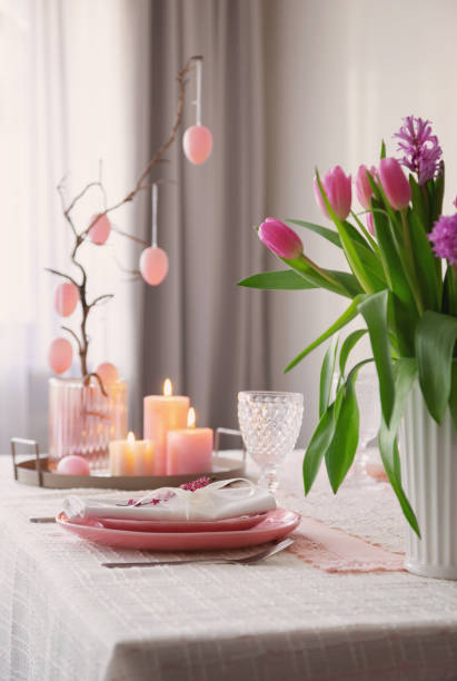 istock Easter pink vintage decor at home 2054861591