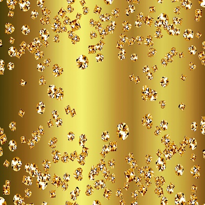 Golden background with jewel overlay
