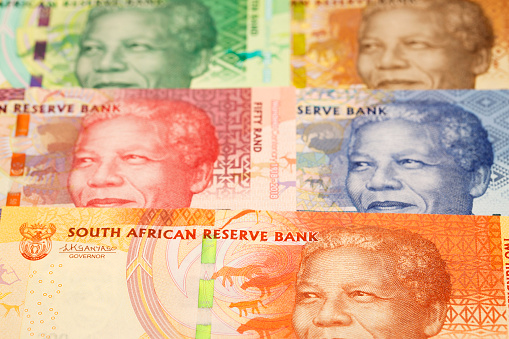 South African money - rand a business background