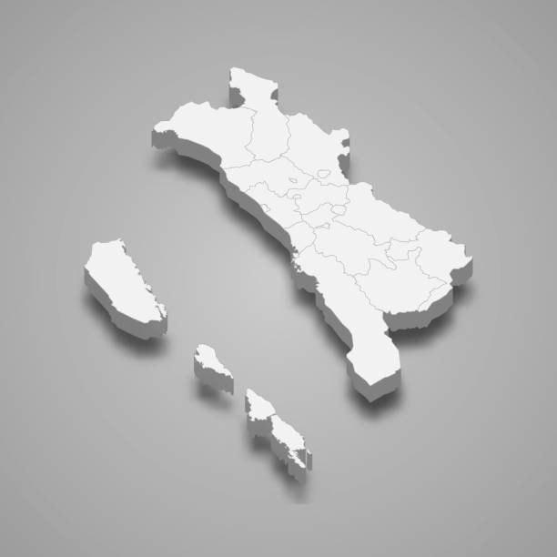 istock 3d isometric map of West Sumatra is a province of Indonesia 2054989525