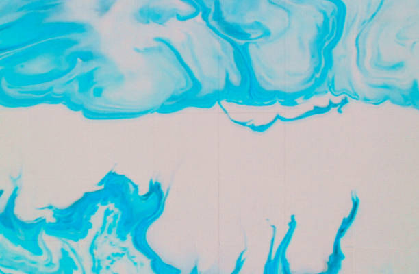 LED Screen Melting of Pigments Background