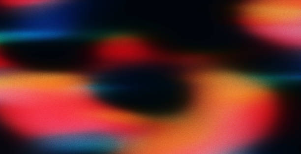 istock 4K Beautiful color gradient background with noise. Abstract pastel holographic blurred grainy gradient banner background texture Colorful digital grain soft noise effect Nostalgia, vintage, retro 2055023694