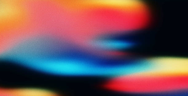 istock 4K Beautiful color gradient background with noise. Abstract pastel holographic blurred grainy gradient banner background texture Colorful digital grain soft noise effect Nostalgia, vintage, retro 2055023720