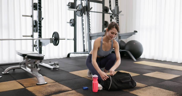 istock female ready sporting at gym 2055023825