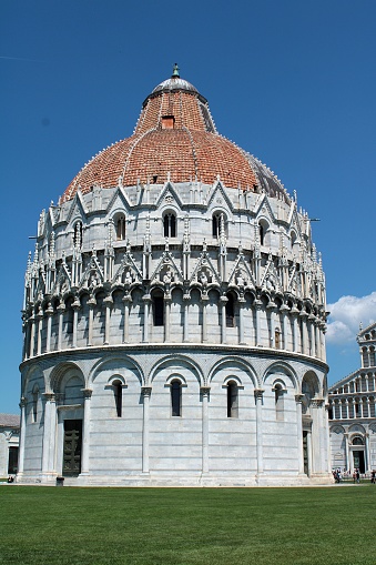 The Baptistery at the Piazza dei Miracoli, Pisa