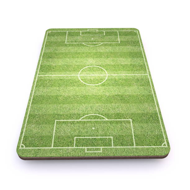 istock Football Soccer playground Front view 3D 2055302600
