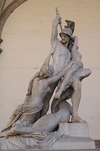 The Rape of Polyxena, Loggia dei Lanzi, Florence, Tuscany