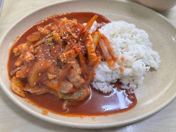 istock Korean food, Ojingeodeopbap 2055372666