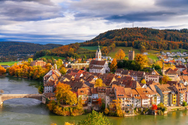 istock Laufenburg, Switzerland on the Rhine River 2055441233