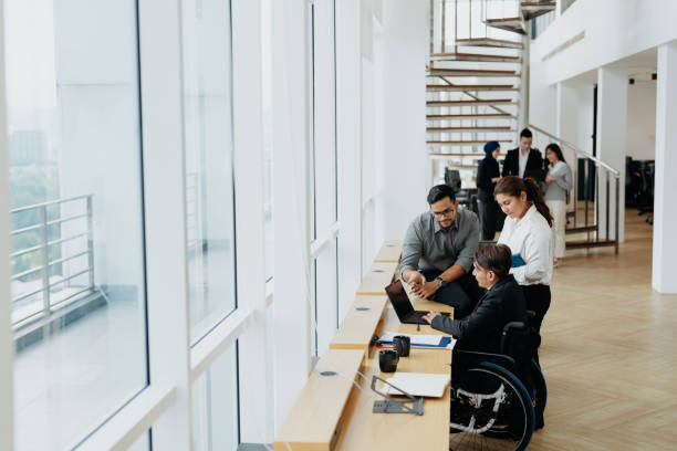 istock Social inclusion in the workspace 2055525516