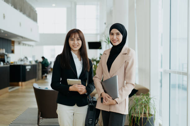 istock Confidence Asian businesswomen in modern office 2055526068