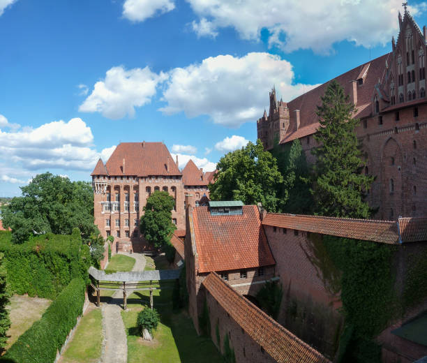 Malbork, Poland - September 03, 2020 - Castle of the Teutonic Order in Malbork, Poland