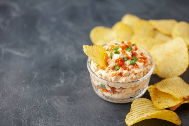 istock Homemade French Onion Dip with Chips 2055612085