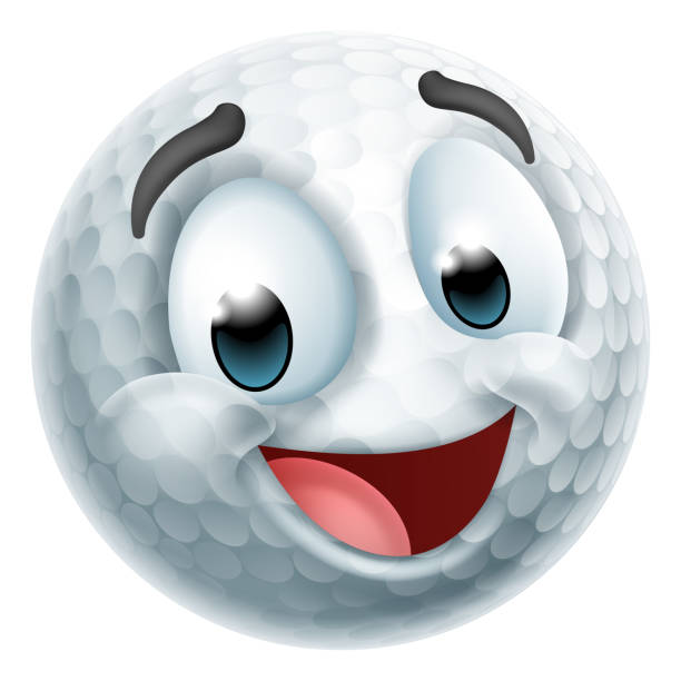 istock Golf Ball Emoticon Face Emoji Cartoon Icon 2055632859