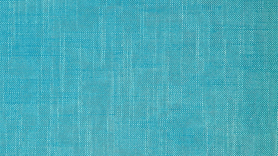 Turquoise Textile Fabric with Fine Weave Texture. High-Quality Material for Fashion and Interior Design