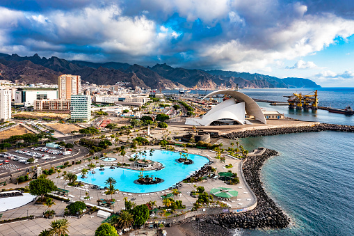 Santa Cruz de Tenerife is a port city on the island of Tenerife, in Spain’s Canary Islands.