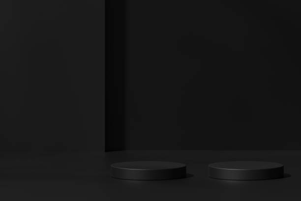 istock Scene with a podium for product presentation, 3d rendering 2055680104