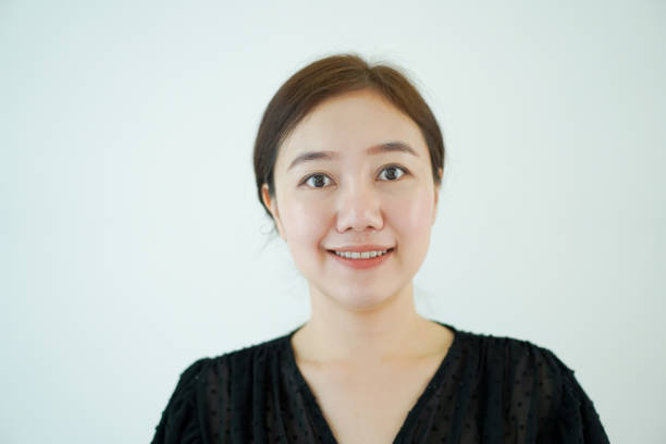 istock Woman's portrait on white background. 2055732765