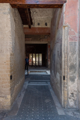 Entrance to the house of the Tuscan Colonnade