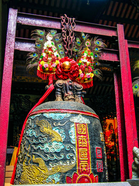 istock Ba Thien Hau Temple - Ornate Bell 2055747389