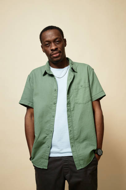 istock Skinny Black man wearing casual clothes 2055817209