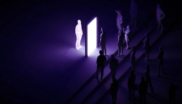 istock The Door In The Metaverse. Digital World Concept 2055827852