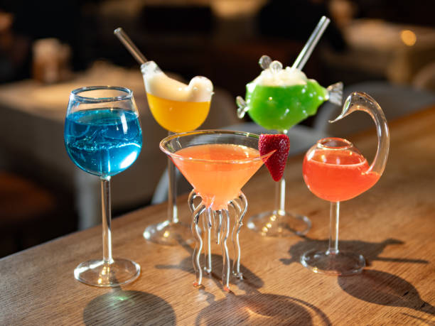 istock Set of different colorful alcoholic cocktails 2055839891