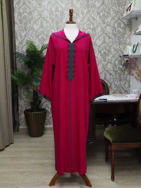 istock Traditional Moroccan djellaba, hand-stitched 2055899301