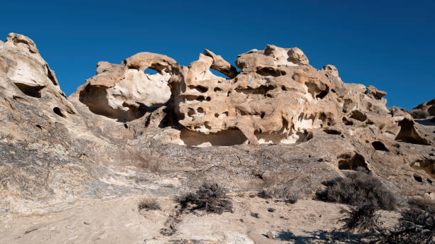 istock Eroded pocket holes in Oolite minerals in Idaho desert 2055961233