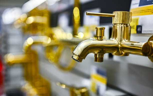 istock Products displayed in bathroom accessories store 2055980027