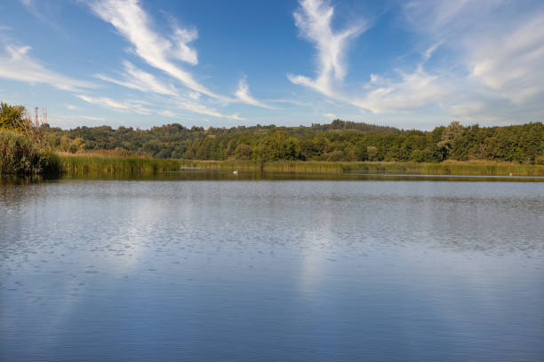Quiet Ros riverbanks in summer, Ukraine