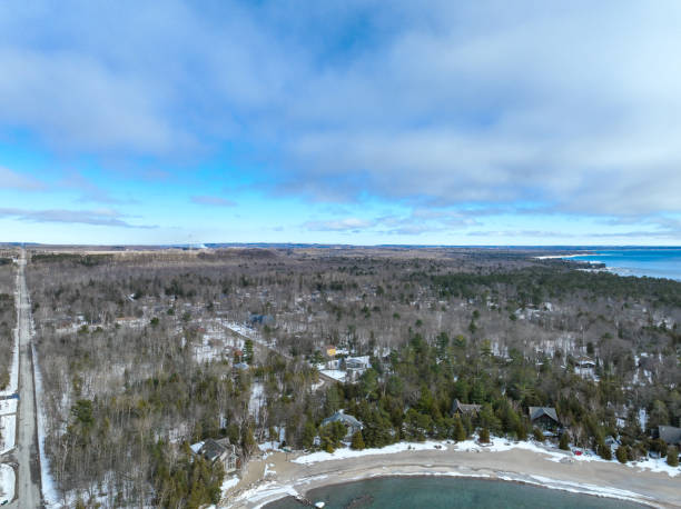 istock Georgian bay in winter close to Tiny, Ontario, Canada 2056009745